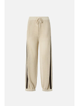 PINKO PINKO Spodnie materiałowe joggery Nebulosa Pantalone Beżowy Regular Fit