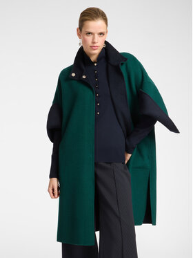 Elena Mirò Elena Mirò Cappotto 8076E000157N035 Verde Regular Fit