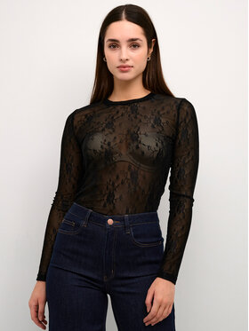 Kaffe Kaffe Bluse Anikka 10507915 Schwarz Regular Fit
