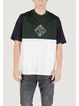 Armani Exchange Armani Exchange T-Shirt JUMPER Zielony Casual Fit