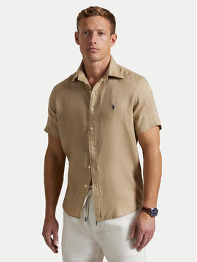 Polo Ralph Lauren Polo Ralph Lauren Koszula 710968912003 Beżowy Custom Fit