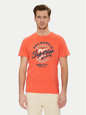 Blend Blend T-Shirt 20717758 Oranžová Regular Fit