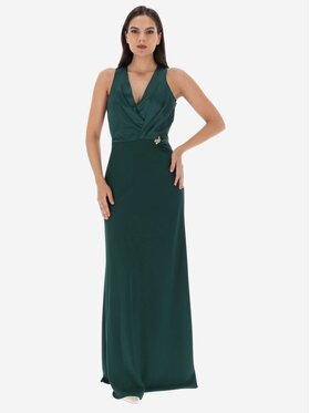 Rinascimento Rinascimento Abito da sera Abito lungo Verde Regular Fit