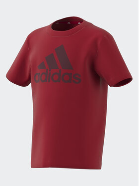 adidas adidas Тишърт Essentials Logo T-Shirt IJ6370 Червен Regular Fit