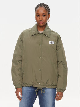 Calvin Klein Jeans Calvin Klein Jeans Übergangsjacke Skater J20J222589 Grün Relaxed Fit