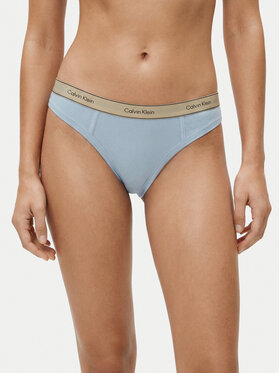 Calvin Klein Underwear Calvin Klein Underwear Stringi LV00QF8771 Niebieski