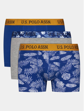 U.S. Polo Assn. U.S. Polo Assn. Komplet 3 par bokserek 80433 Kolorowy