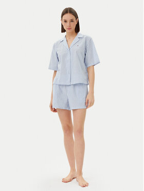Tommy Hilfiger Tommy Hilfiger Pigiama UW0UW05799 Celeste Regular Fit