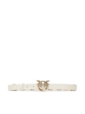 Pinko Pinko Pasek Damski Love Day Macro Chain H2 Belt PE 23 PLT01 100139 A0F1 Biały