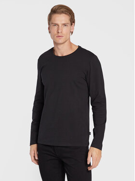 Casual Friday Casual Friday Longsleeve krekls Theo 20503726 Melns Slim Fit