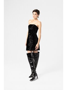 LE POSSÉ LE POSSÉ Abito da cocktail SKZFT Nero Slim Fit