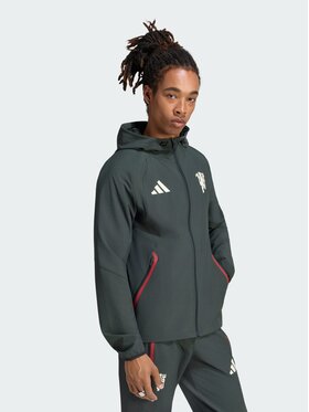 adidas adidas Wiatrówka 172026 Zielony Slim Fit