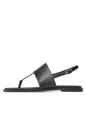 Calvin Klein Sandale Almond Tp Sandal-Hf Mono HW0HW01536 Crna