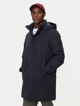 Tommy Hilfiger Tommy Hilfiger Parka MW0MW37369 Granatowy Regular Fit