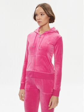 Juicy Couture Juicy Couture Світшот Robertson JCAP176 Рожевий Slim Fit