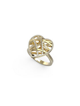 Guess Guess Prsteň JUBR03101JWYG54 Zlatá