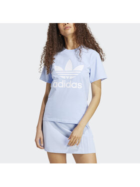 adidas adidas Marškinėliai Adicolor Classics Trefoil T-Shirt IB7419 Mėlyna Regular Fit
