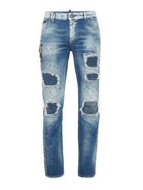 PHILIPP PLEIN PHILIPP PLEIN Jeansy 22237 Světle modrá Skinny Fit
