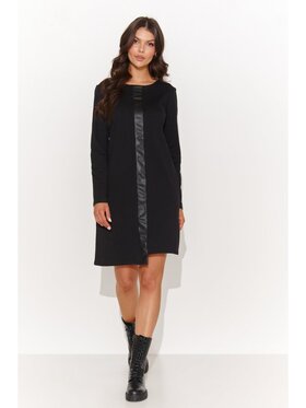 Numinou Numinou Sukienka codzienna NU452 Czarny Classic Fit
