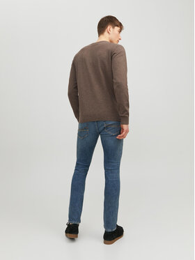 Jack&Jones Džemper Albert 12236792 Smeđa Regular Fit