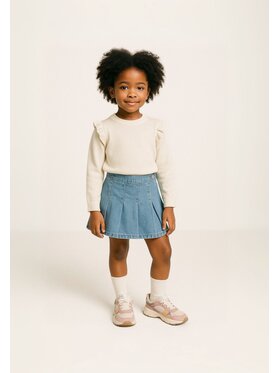 MINOTI MINOTI Sweter 12JUMPER 2 Biały Regular Fit