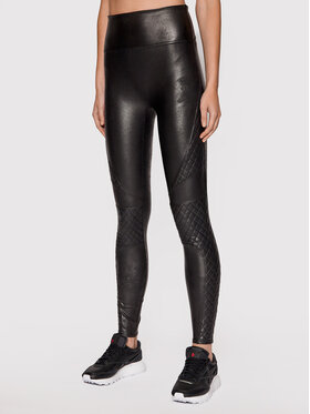 SPANX SPANX Pajkice Faux Leather Quilted 20248R Črna Slim Fit