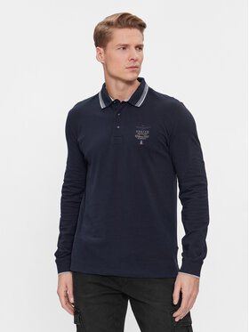 Aeronautica Militare Aeronautica Militare Pólóing 232PO1717P191 Sötétkék Slim Fit