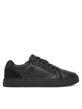 Calvin Klein Calvin Klein Sportcipők Classic Cup Laceup Zip Lth YM0YM01437 Fekete