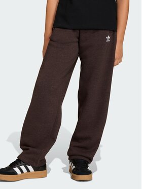 adidas adidas Spodnie materiałowe 159213 Brązowy Regular Fit