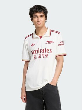 adidas adidas Koszulka techniczna Arsenal 25/26 Third Jersey Biały Slim Fit