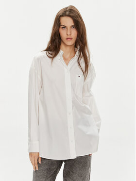 Tommy Jeans Tommy Jeans Krekls Essential DW0DW18659 Balts Oversize