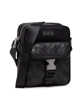 Guess Guess Crossover torbica Vezzola (4G Embossed) HMVEZE P1359 Crna