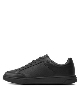 Calvin Klein Superge Low Top Lace Up Lth Perf Mono HM0HM01428 Črna