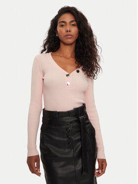 Morgan Morgan Sveter 201-MBANBI.N Ružová Slim Fit