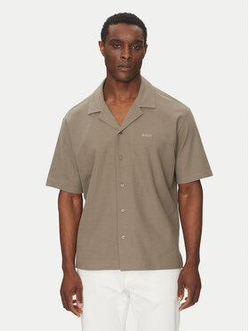 BOSS BOSS Särk 50536745 Beež Relaxed Fit
