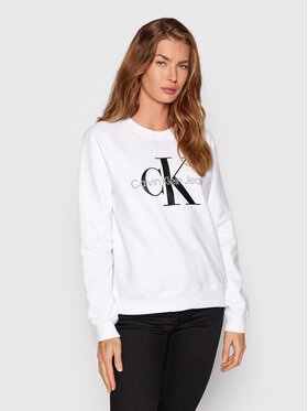 Calvin Klein Jeans Calvin Klein Jeans Sweatshirt J20J219140 Blanc Regular Fit