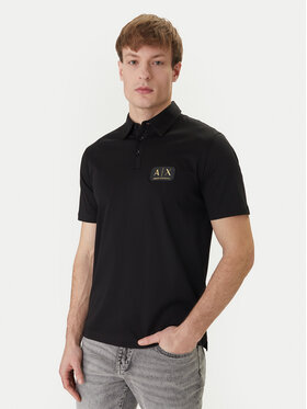 Armani Exchange Armani Exchange Polo marškinėliai XM002232 AF10364 UC001 Juoda Regular Fit