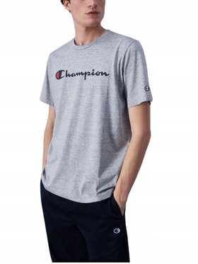 Champion Champion T-Shirt 219831-EM021 Szary Standard Fit