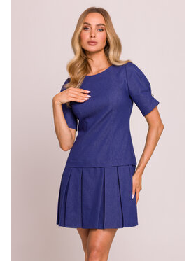 Made of Emotion Made of Emotion Vestito da giorno M842 Blu Premium Fit