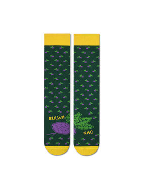 Zooksy Zooksy Skarpety wysokie unisex Brzydkie wyrazy Zielony