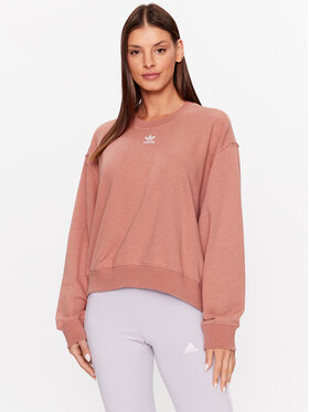 adidas adidas Bluză Essentials+ Made with Hemp Sweatshirt IC1822 Maro Loose Fit