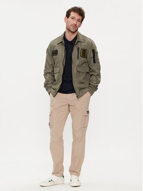 Aeronautica Militare Bomber Jakna 241AB2071CT3081 Zelena Regular Fit