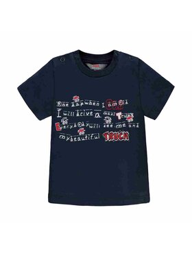 Kanz Kanz T-Shirt 1832431-3043 Niebieski Basic Fit