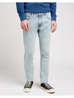 Lee Lee Spodnie materiałowe LUKE Niebieski Slim Fit