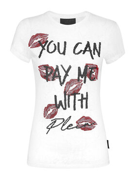 PHILIPP PLEIN PHILIPP PLEIN T-shirt 1487 Bianco Regular Fit