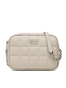 Calvin Klein Calvin Klein Kabelka Re-Lock Quilt Camera Bag K60K610445 Béžová