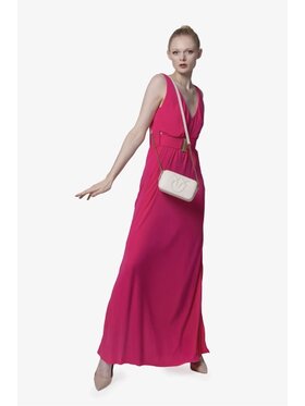 PINKO PINKO Sukienka wieczorowa Cabreo Różowy Regular Fit