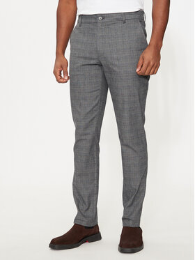 Hechter Paris Hechter Paris Chinosy 25855 142391 Szary Modern Fit