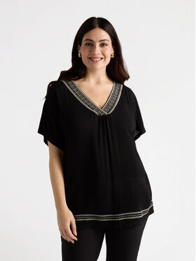 Fiorella Rubino Fiorella Rubino T-shirt G059L008369N033 Nero A-Line Fit