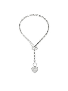 Guess Guess Naszyjnik JUBN04 494JW Srebrny